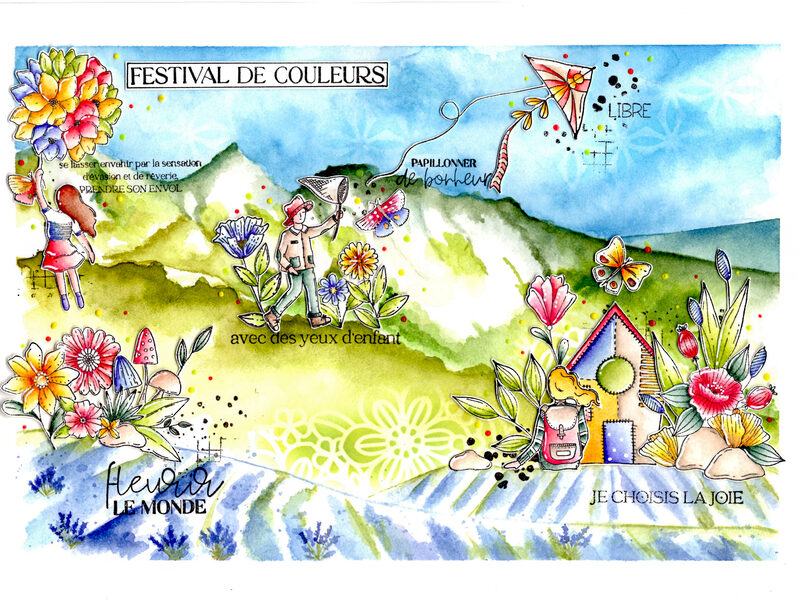 festival de couleurs La palette enchantée by Lilimarzipan