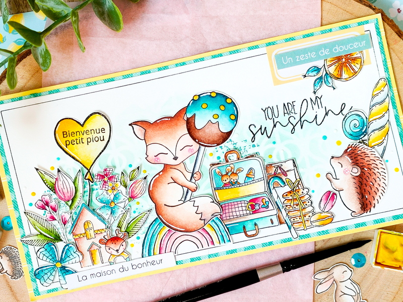 carte de naissance La palette enchantée by Lilimarzipan